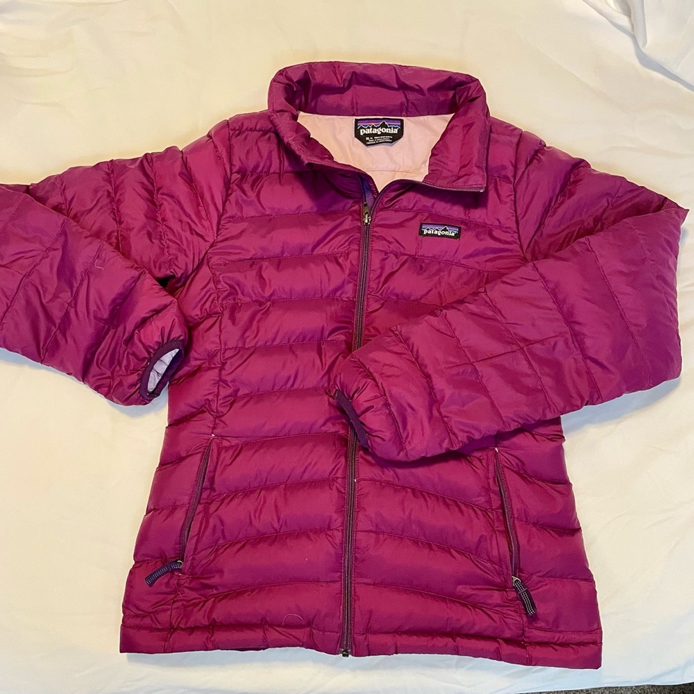 Patagonia Kids' Magenta Puffer Jacket